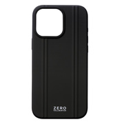 【iPhone16 Pro Max ケース】ZERO HALLIBURTON Hybrid Shockproof Case (Black)