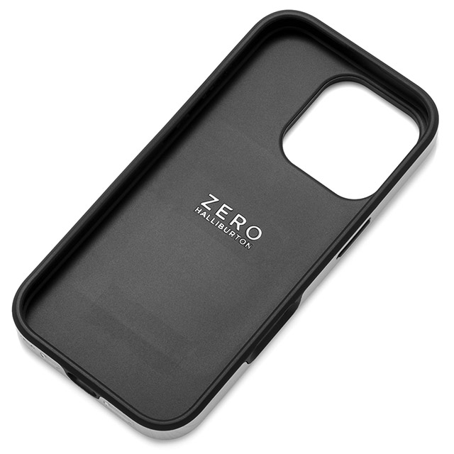 【iPhone16 Pro ケース】ZERO HALLIBURTON Hybrid Shockproof Case (Black)サブ画像