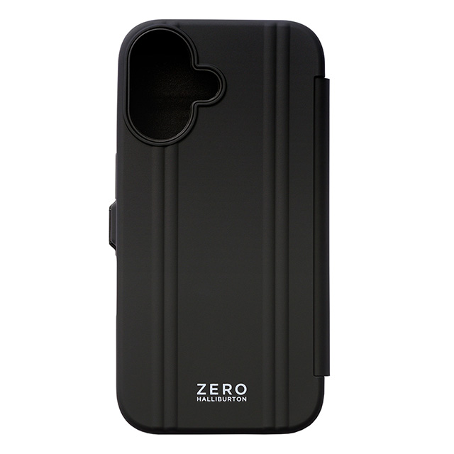 【iPhone16 ケース】ZERO HALLIBURTON Hybrid Shockproof Flip Case (Black)goods_nameサブ画像