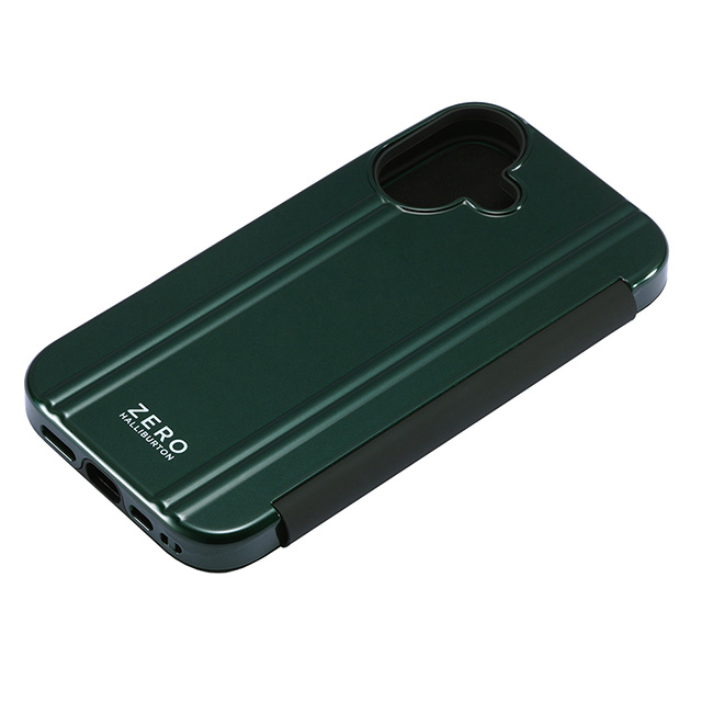 【iPhone16 ケース】ZERO HALLIBURTON Hybrid Shockproof Flip Case (British Green)goods_nameサブ画像