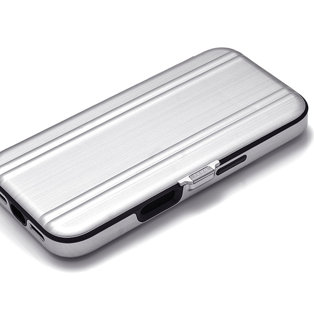 【iPhone16 Pro ケース】ZERO HALLIBURTON Hybrid Shockproof Flip Case (Matte Silver)サブ画像