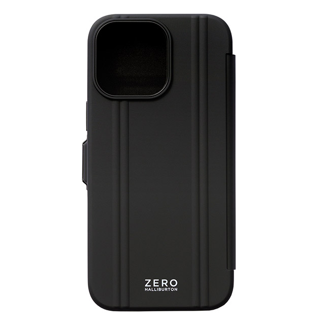 【iPhone16 Pro Max ケース】ZERO HALLIBURTON Hybrid Shockproof Flip Case (Black)サブ画像