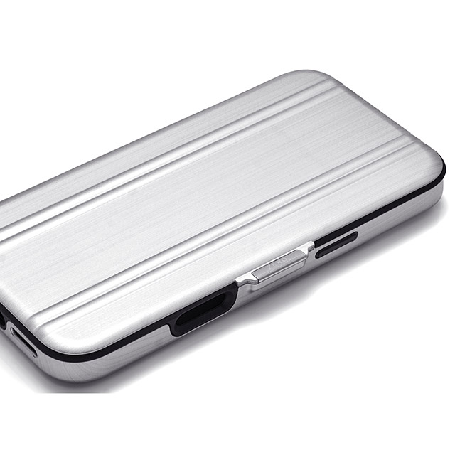 【iPhone16 Pro Max ケース】ZERO HALLIBURTON Hybrid Shockproof Flip Case (Matte Silver)goods_nameサブ画像