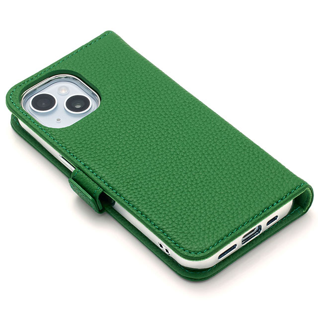 【iPhone15/14/13 ケース】Rich in color Leather Book (avocado green)goods_nameサブ画像