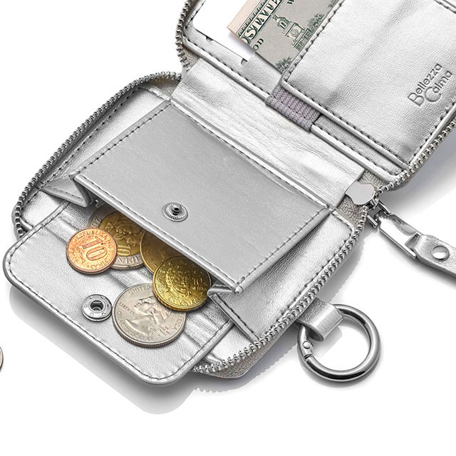 Mag Coin Case with Hand Strap (silver)サブ画像