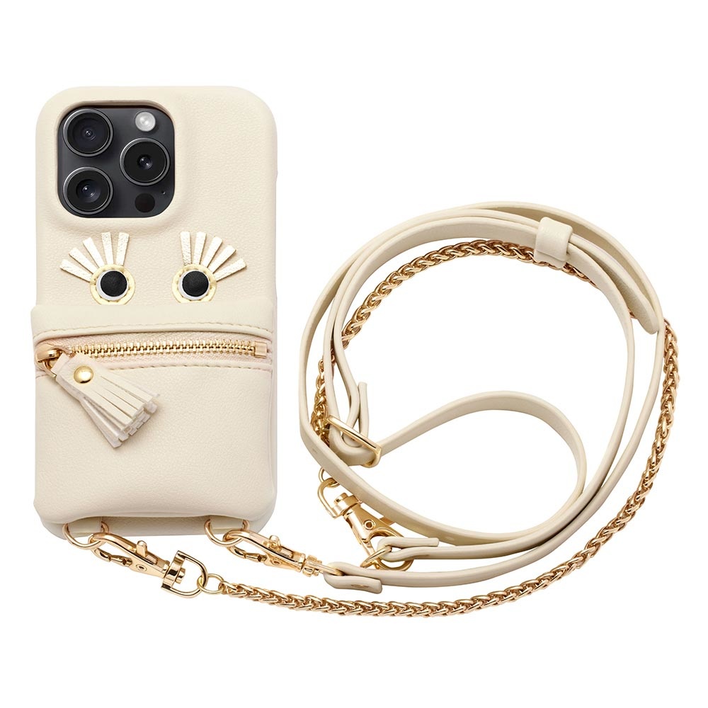 【iPhone15 Pro ケース】follow me case (ivory)