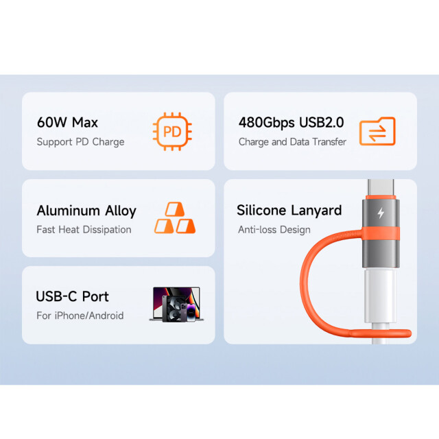 Lightning to USB-C PD 60W Fast Charging Connectorgoods_nameサブ画像