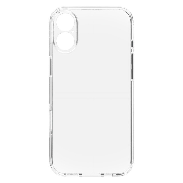 【iPhone16 Plus ケース】[GLASSICA Solid] 超精密設計 背面ガラスケース クリア