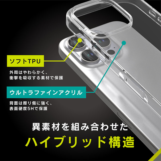 【iPhone16 Pro ケース】[GLASSICA] 背面ガラスケース クリアgoods_nameサブ画像