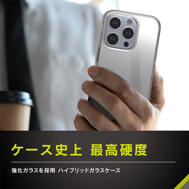 【iPhone16 Pro Max ケース】[GLASSICA] 背面ゴリラガラスケース クリアgoods_nameサブ画像