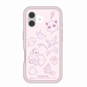 【iPhone16 ケース】ポケットモンスター プランプフレームケース (ピンク)