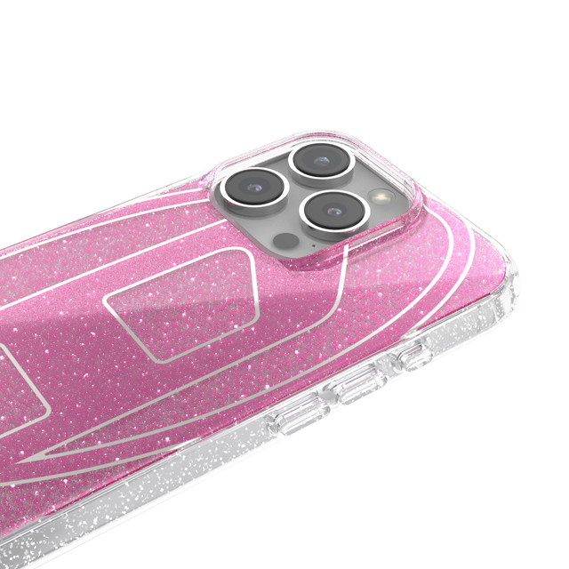 【iPhone16 Pro ケース】Oval D Glitter (Pink)サブ画像