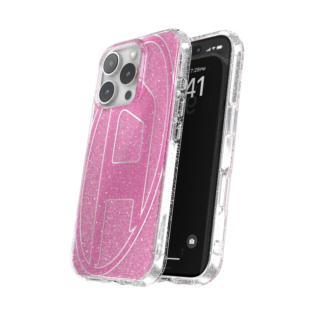 【iPhone16 Pro ケース】Oval D Glitter (Pink)goods_nameサブ画像