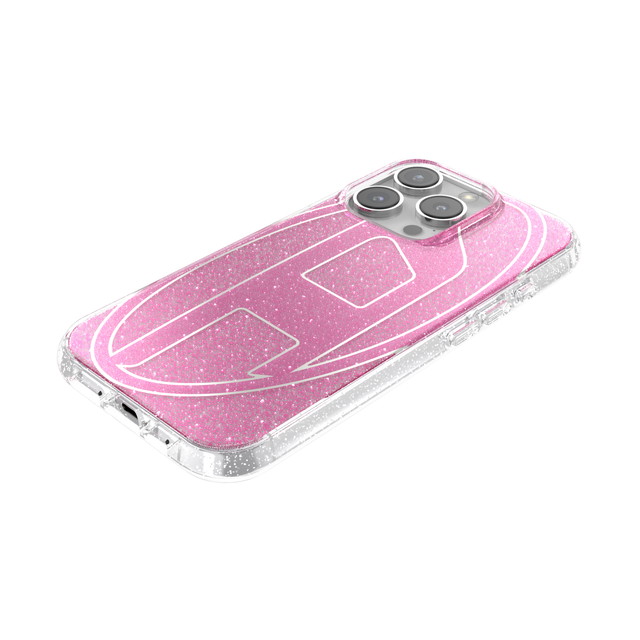 【iPhone16 Pro ケース】Oval D Glitter (Pink)サブ画像