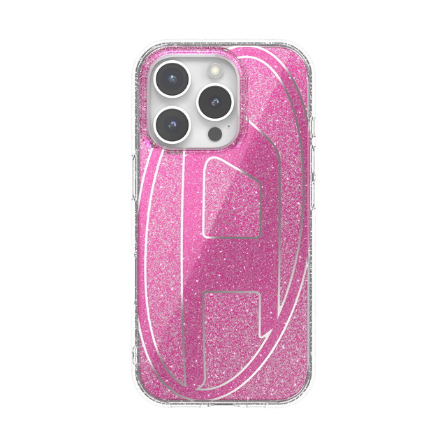 【iPhone16 Pro ケース】Oval D Glitter (Pink)サブ画像