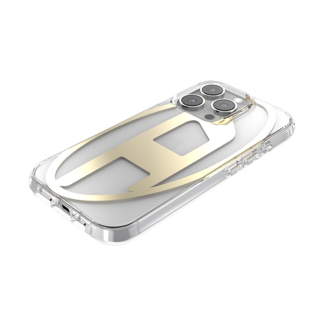 【iPhone16 Pro ケース】Oval D Mirror Clear (Clear/Gold)サブ画像