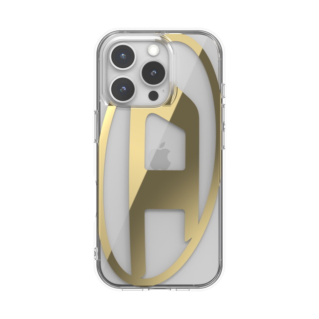 【iPhone16 Pro ケース】Oval D Mirror Clear (Clear/Gold)サブ画像