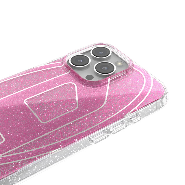 【iPhone16 Pro Max ケース】Oval D Glitter (Pink)サブ画像