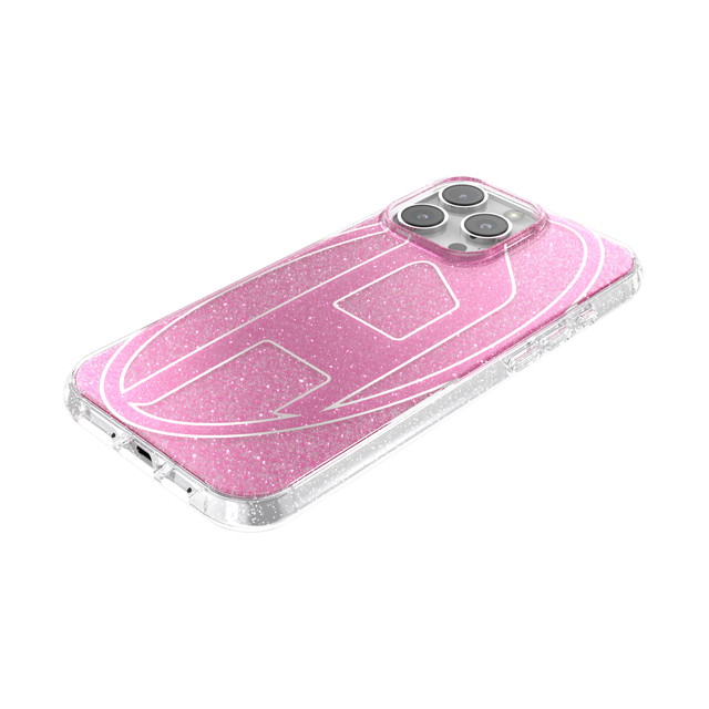 【iPhone16 Pro Max ケース】Oval D Glitter (Pink)サブ画像