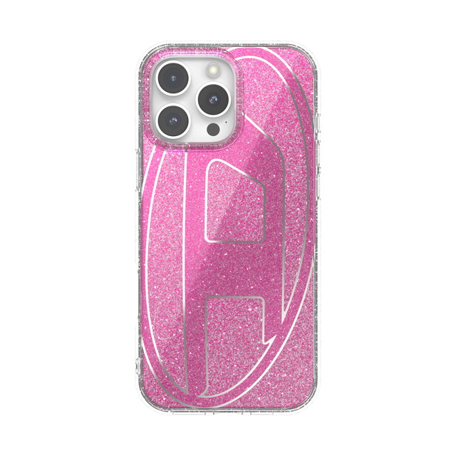 【iPhone16 Pro Max ケース】Oval D Glitter (Pink)サブ画像