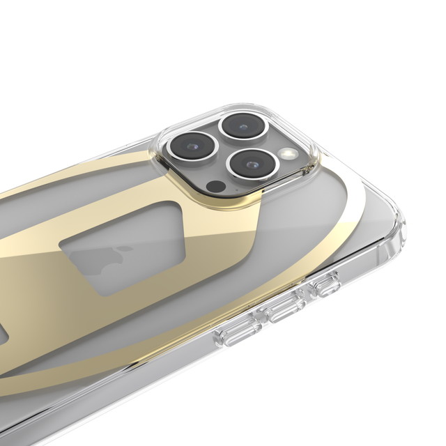 【iPhone16 Pro Max ケース】Oval D Mirror Clear (Clear/Gold)サブ画像