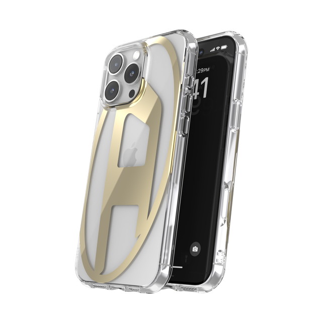 【iPhone16 Pro Max ケース】Oval D Mirror Clear (Clear/Gold)サブ画像