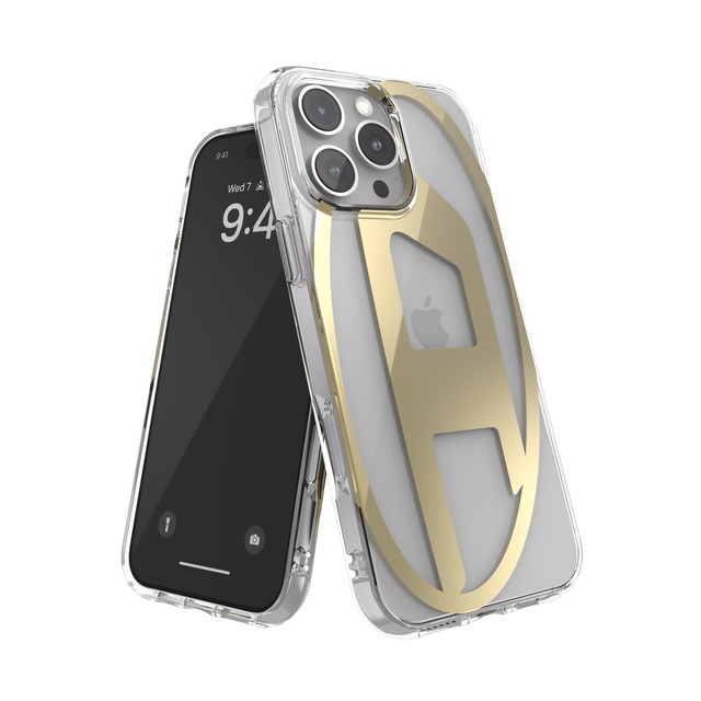 【iPhone16 Pro Max ケース】Oval D Mirror Clear (Clear/Gold)サブ画像