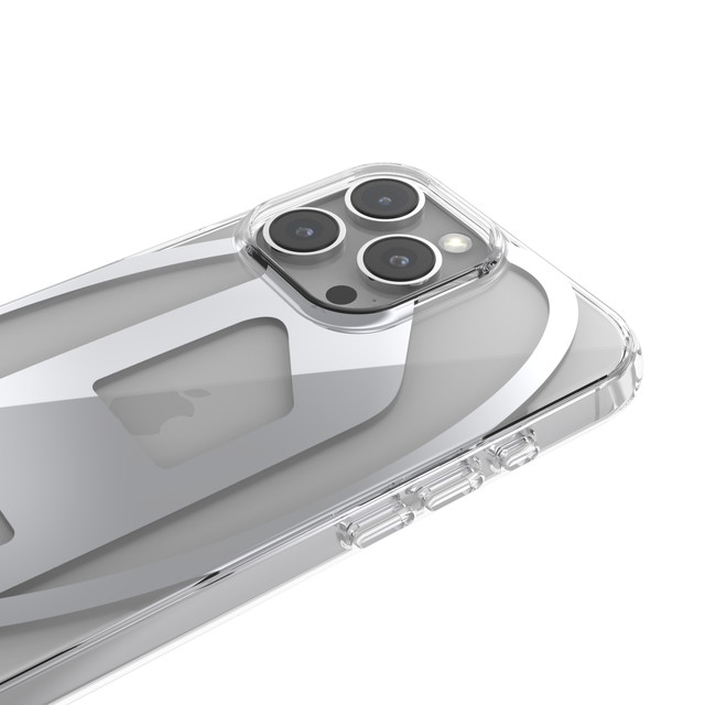 【iPhone16 Pro Max ケース】Oval D Mirror Clear (Clear/Silver)サブ画像