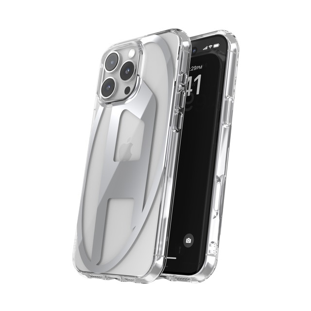 【iPhone16 Pro Max ケース】Oval D Mirror Clear (Clear/Silver)サブ画像