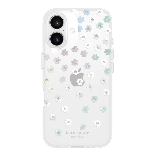 【iPhone16 ケース】Protective Hardshell Case (Scattered Flowers)サブ画像