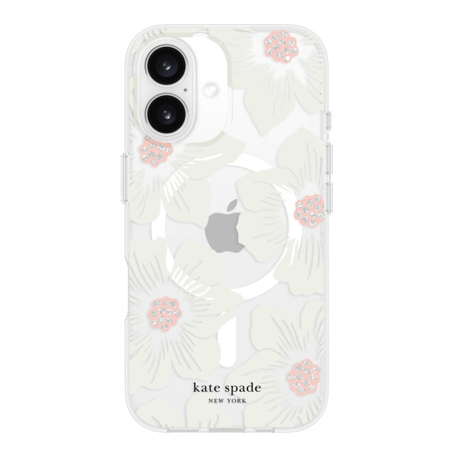 【iPhone16 ケース】Protective Hardshell Case for MagSafe (Hollyhock Floral)サブ画像