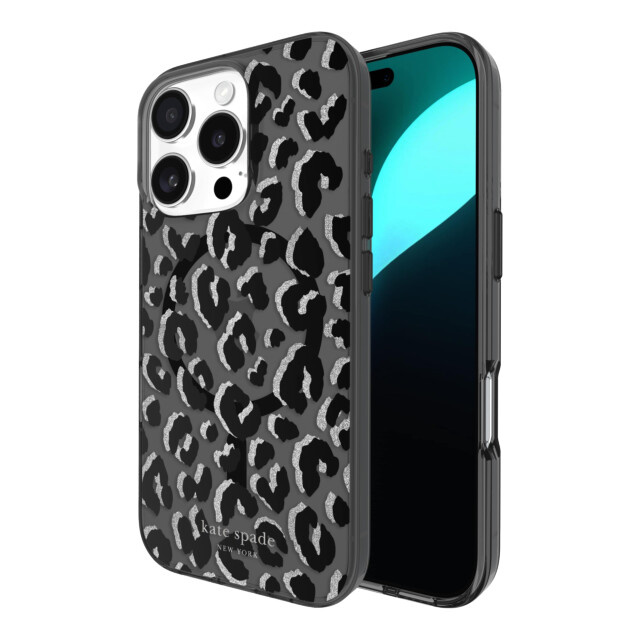 【iPhone16 Pro ケース】Protective Hardshell Case for MagSafe (City Leopard Black)