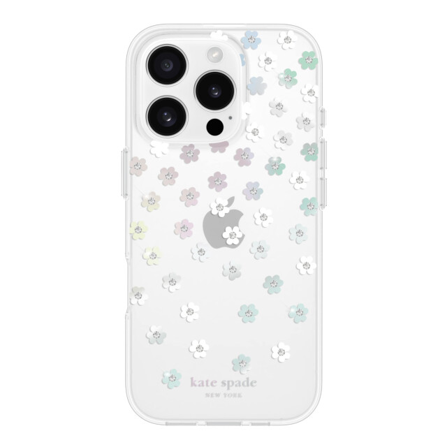 【iPhone16 Pro ケース】Protective Hardshell Case (Scattered Flowers)サブ画像