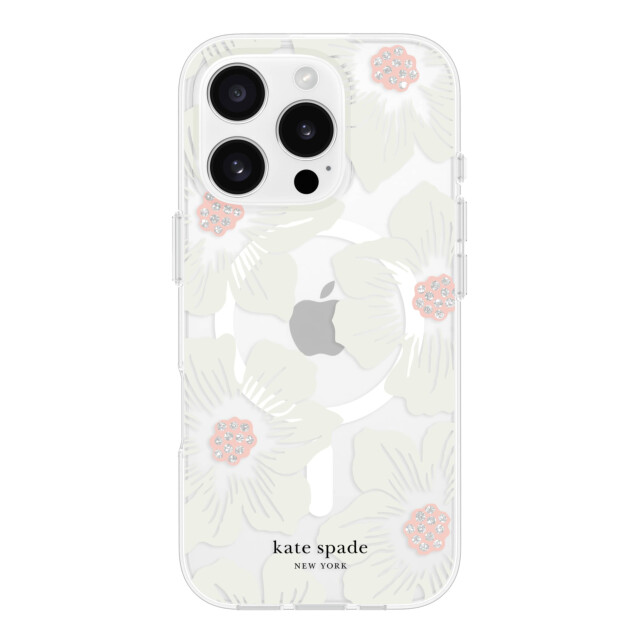 【iPhone16 Pro ケース】Protective Hardshell Case for MagSafe (Hollyhock Floral)goods_nameサブ画像