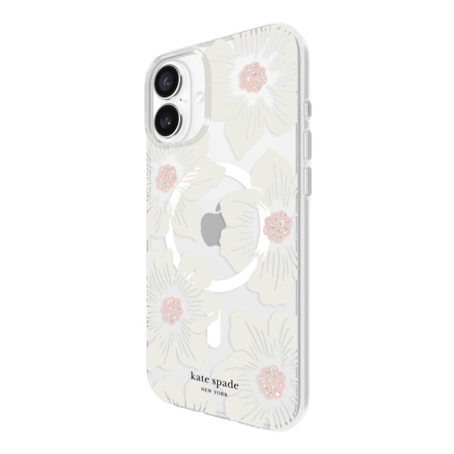 【iPhone16 Plus ケース】Protective Hardshell Case for MagSafe (Hollyhock Floral)サブ画像