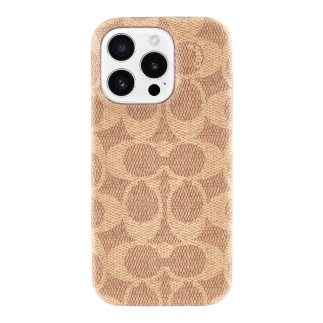 【iPhone16 Pro ケース】Slim Wrap Case (Signature C Tan)サブ画像