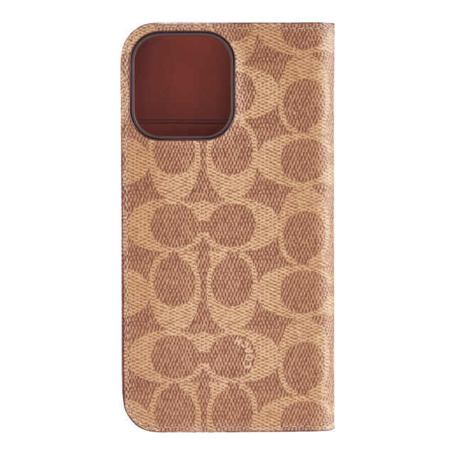 【iPhone16 Pro Max ケース】Folio Case (Signature C Tan)サブ画像