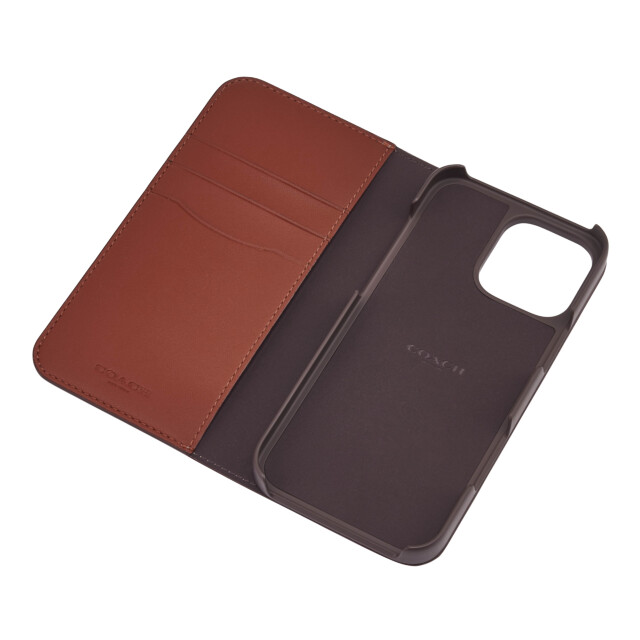 【iPhone16 Pro Max ケース】Folio Case (Signature C Tan)サブ画像