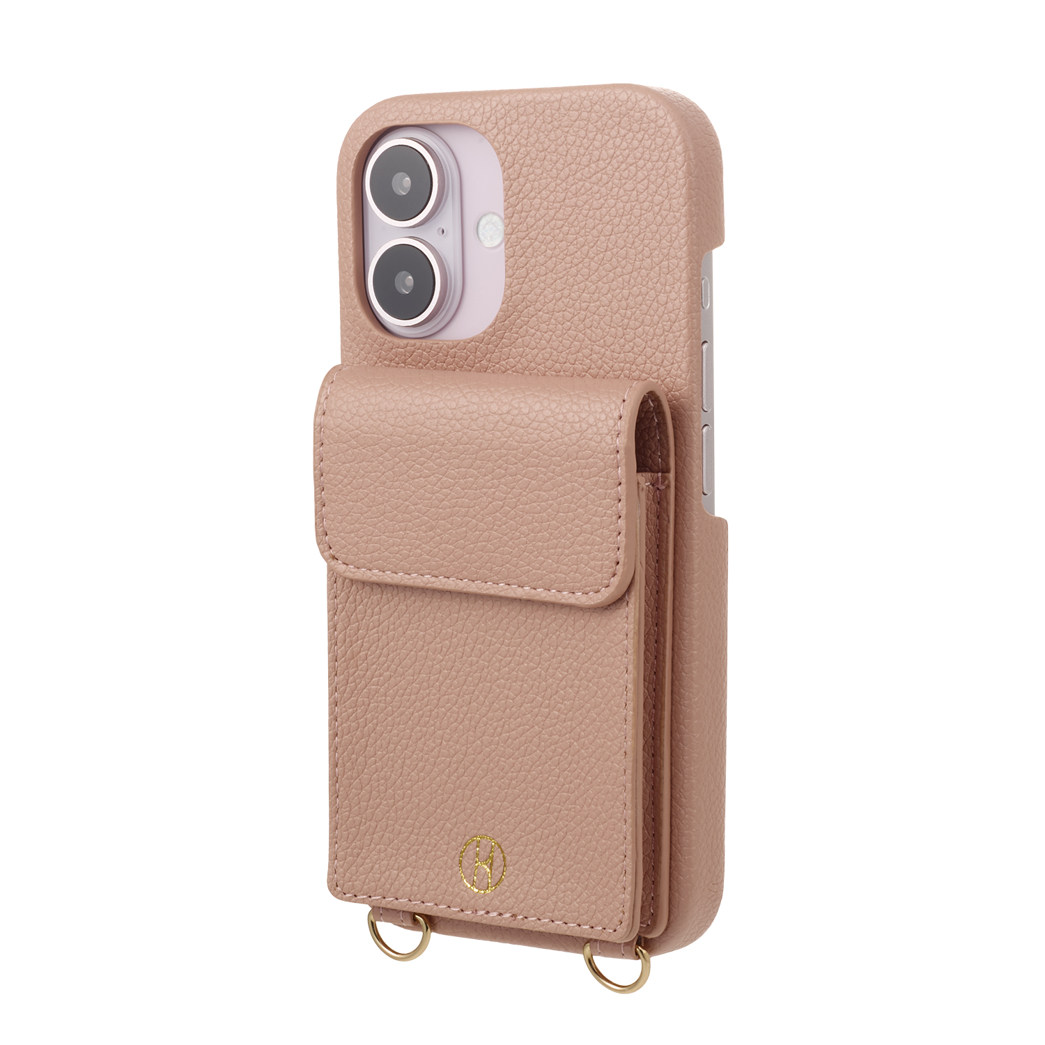 【iPhone16 ケース】Wrap Case with Pouch (Dusty Pink)サブ画像