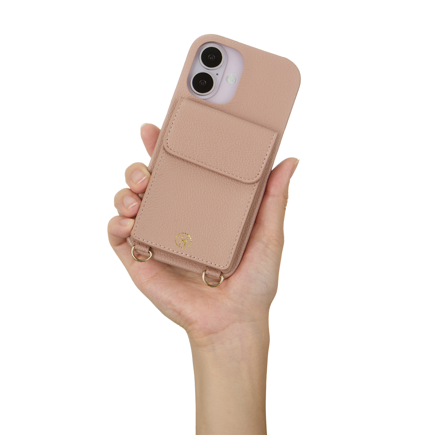 【iPhone16 ケース】Wrap Case with Pouch (Dusty Pink)サブ画像