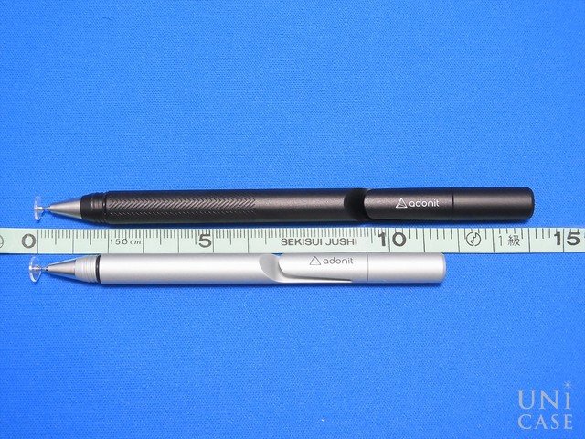 Jot Pro 2.0 (Silver)とJot Miniのキャップ活用時の長さ