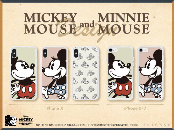 Disney Character/iPhone CASE for iPhoneX、iPhone8/7