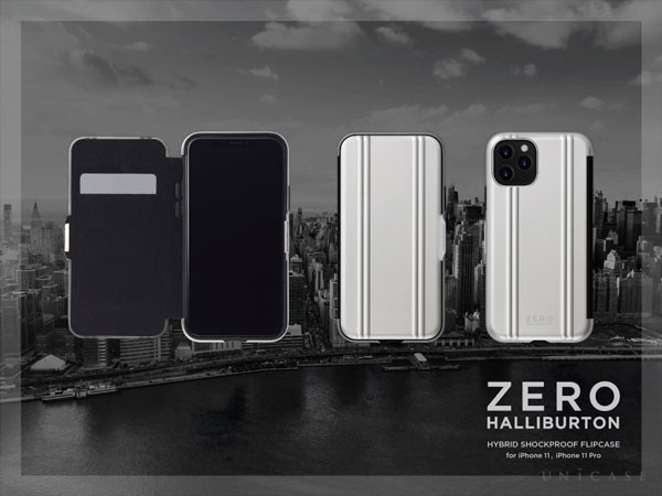 ZERO HALLIBURTON Hybrid Shockproof Flip Case for iPhone11/XR, iPhone11 Pro