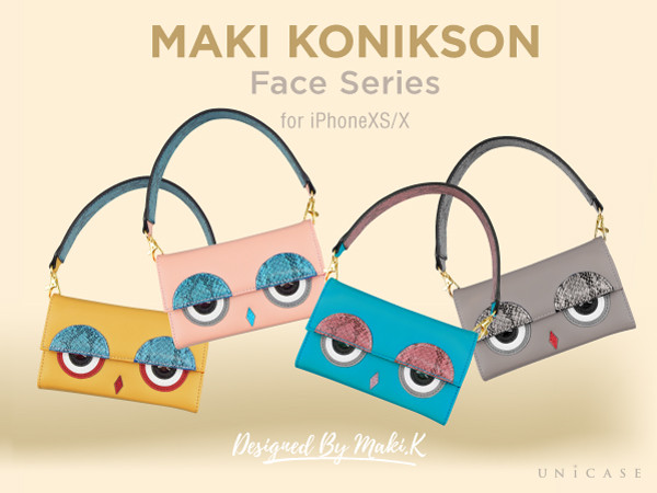 「Maki Konikson（マキ・コニクソン）×UNiCASE」コラボモデルiPhoneケース“Face Series”を国内店舗で販売開始します！！