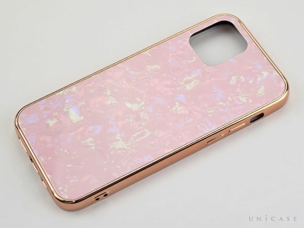 iPhone12 シリーズ Glass Shell Case ピンク