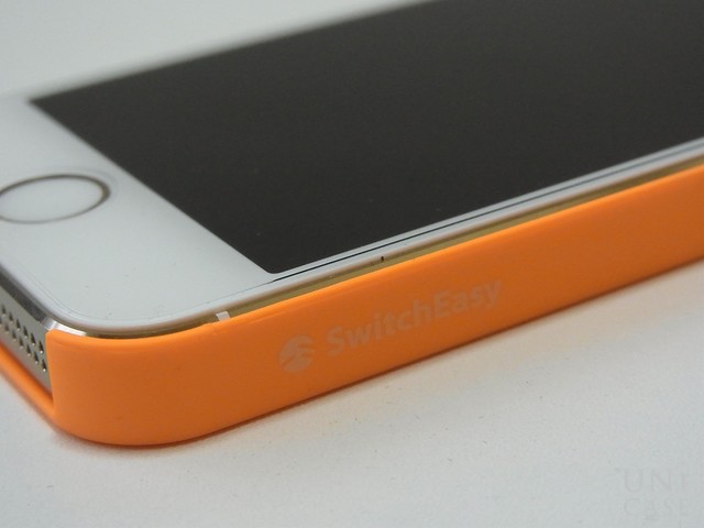 【iPhone5s/5 ケース】NUDE Neon Orangeのロゴプリント