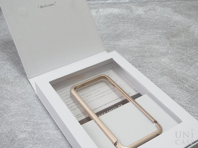 【iPhoneSE(第1世代)/5s/5 ケース】Duralumin Curvacious Bumper (Gold)の開封