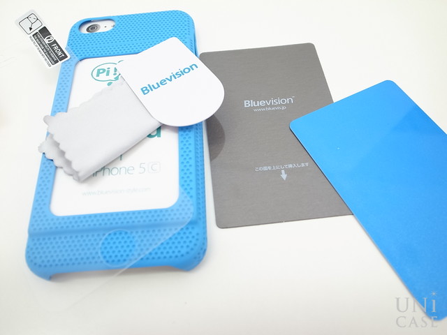 【iPhone5c ケース】Bluevision OsaifuSlim for iPhone 5c Blueの付属品