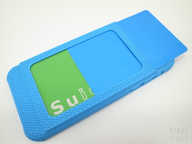 【iPhone5c ケース】Bluevision OsaifuSlim for iPhone 5c Blueのプライバシーシート