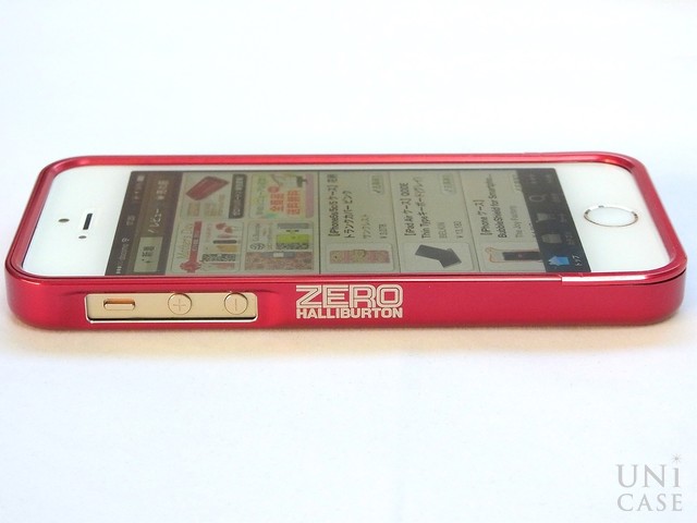 【iPhone5s/5 ケース】ZERO HALLIBURTON for iPhone5s/5 (Red)のロゴ